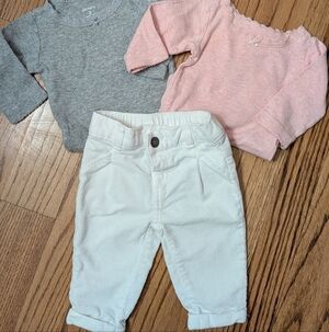 Carter's 3 month Corduroy Baby Pants And Onesies